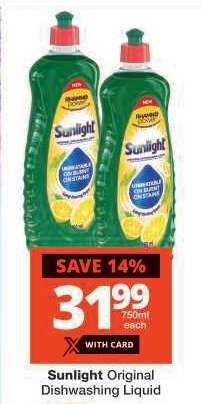 Sunlight Original Dishwashing Liquid