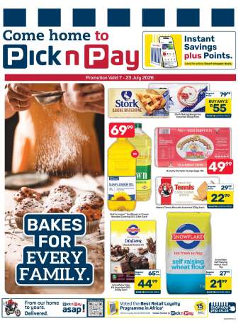 Pick n Pay catalogue  - 07/07/2026 - 23/07/2026.