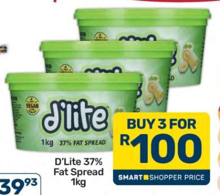 D'lite 37% Fat Spread