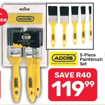 ADDIS 5-Piece Paintbrush Set
