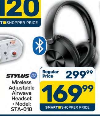 Stylus Wireless Adjustable Airwave Headset Model: STA-018