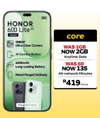 HONOR 600 Lite
