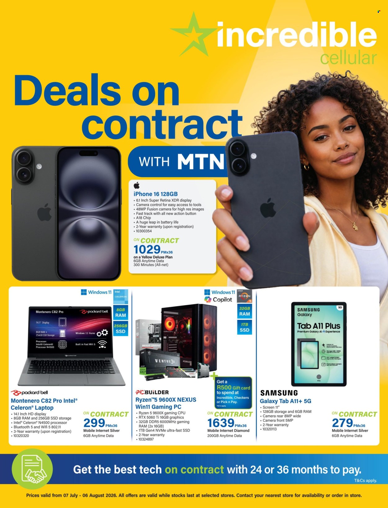 Incredible Connection specials - 07/07/2026 - 06/08/2026. Page 1