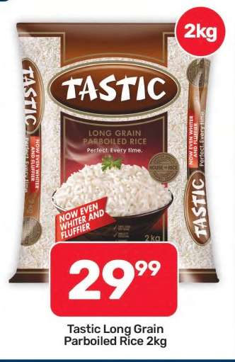 Tastic Long Grain Parboiled Rice-2kg