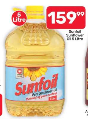 Sunfoil Sunflower Oil 5 Litre