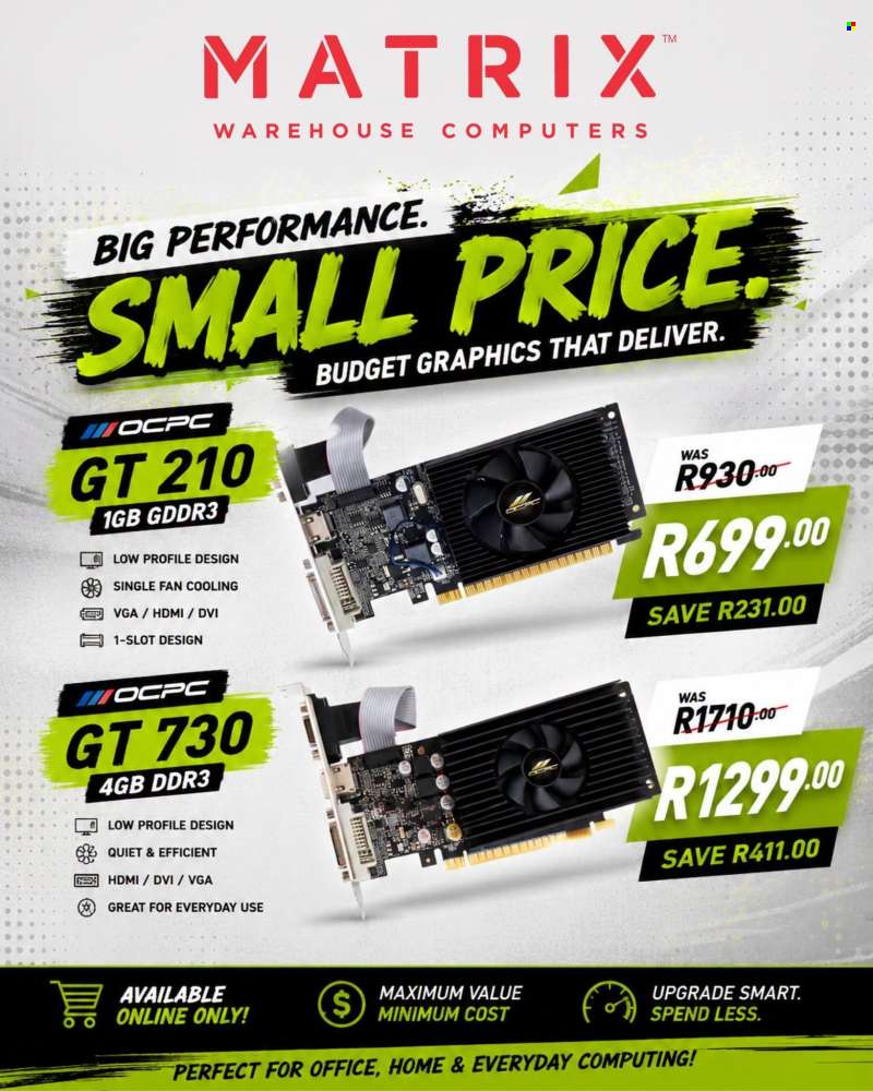 Matrix Warehouse catalogue .