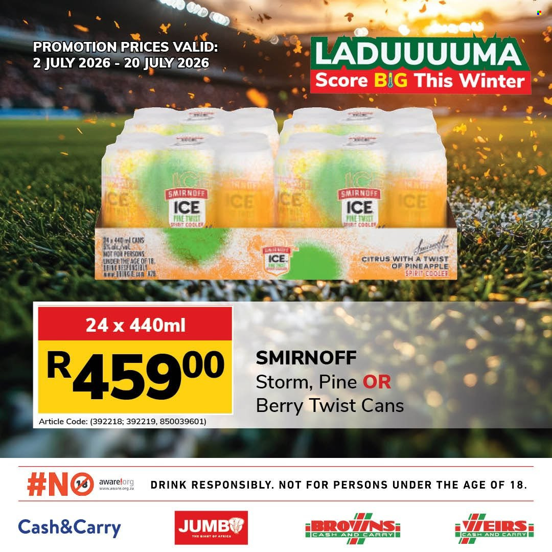 Jumbo Cash & Carry specials - 02/07/2026 - 20/07/2026. Page 1
