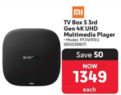 TV Box S 3rd Gen 4K UHD Multimedia Player