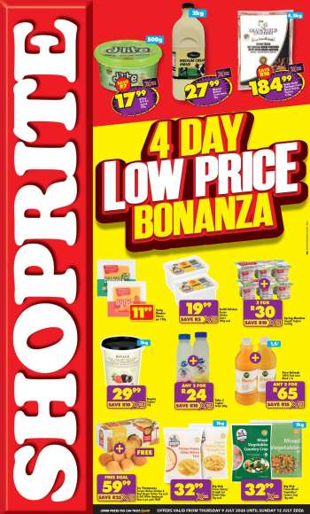 Shoprite catalogue  - 09/07/2026 - 12/07/2026.