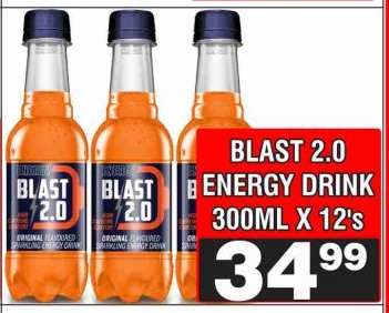 BLAST 2.0 ENERGY DRINK 300ML X 12's