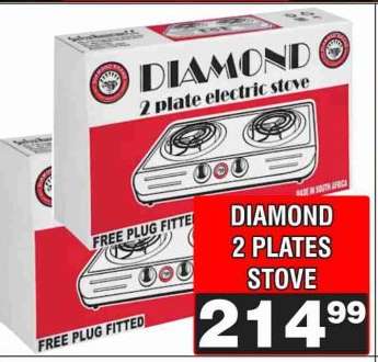 DIAMOND 2 PLATES STOVE