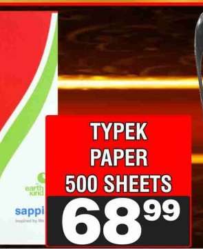 TYPEK PAPER 500 SHEETS