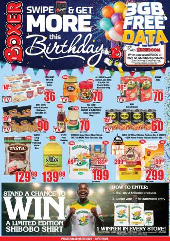 Boxer catalogue  - 09/07/2026 - 22/07/2026.