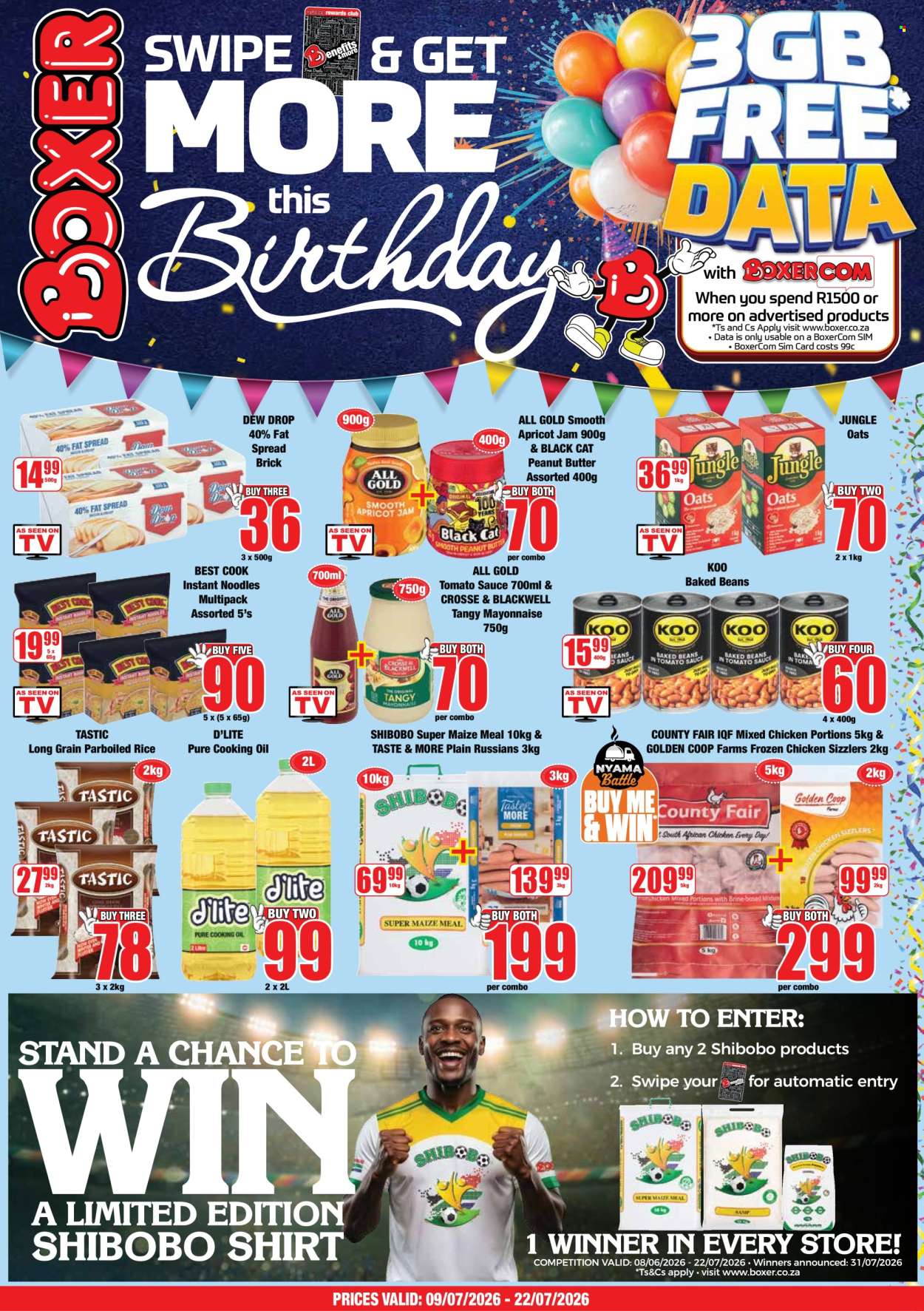 Boxer specials - 09/07/2026 - 22/07/2026. Page 1