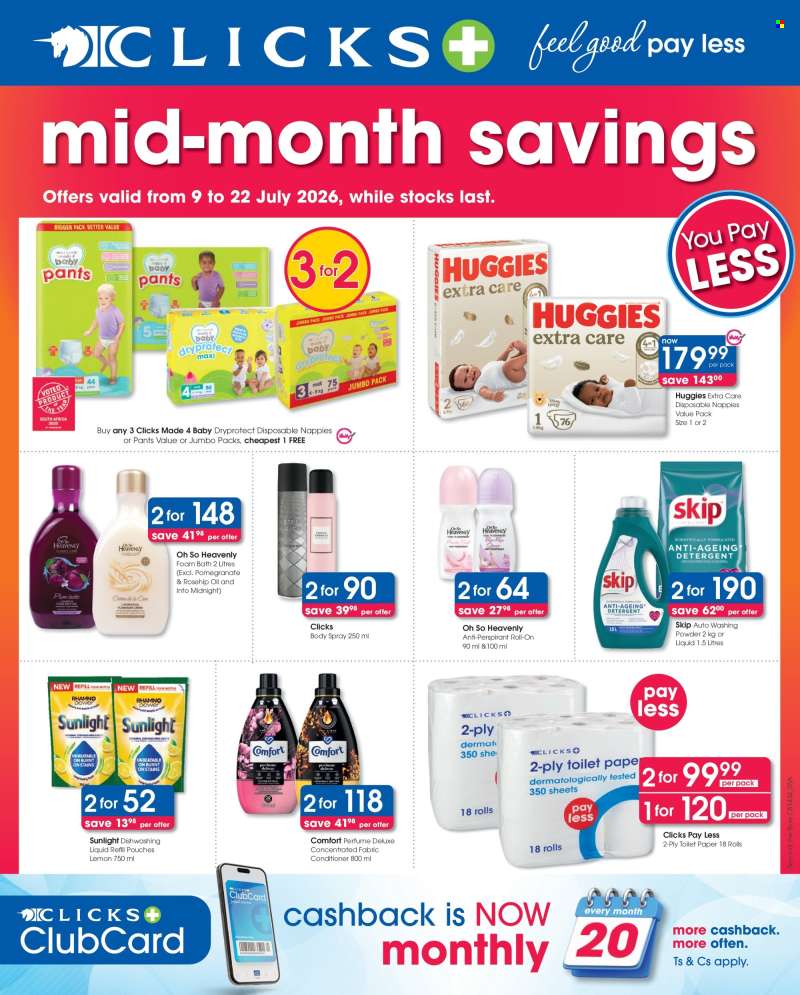 Clicks catalogue  - 09/07/2026 - 22/07/2026.