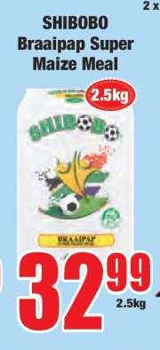 SHIBOBO Braaipap Super Maize Meal