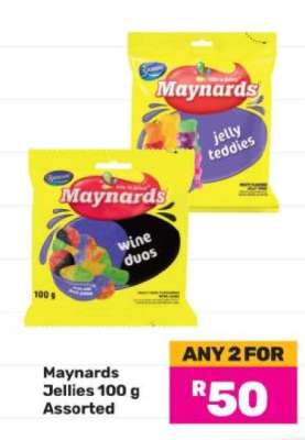 Maynards Jellies 100 g Assorted
