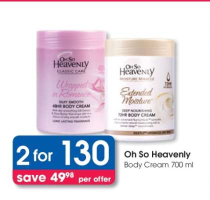 Oh So Heavenly Body Cream 700 ml