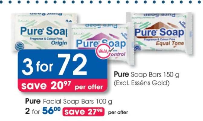 Pure Soap Bars 150 g