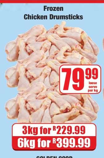 Frozen Chicken Drumsticks