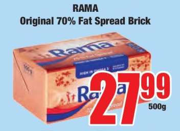 Rama Original 70% Fat Spread Brick