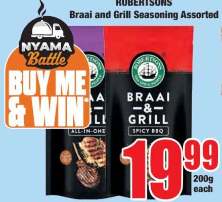 Robertsons Braai and Grill Seasoning Assorted