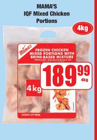 MAMA'S IQF Mixed Chicken Portions
