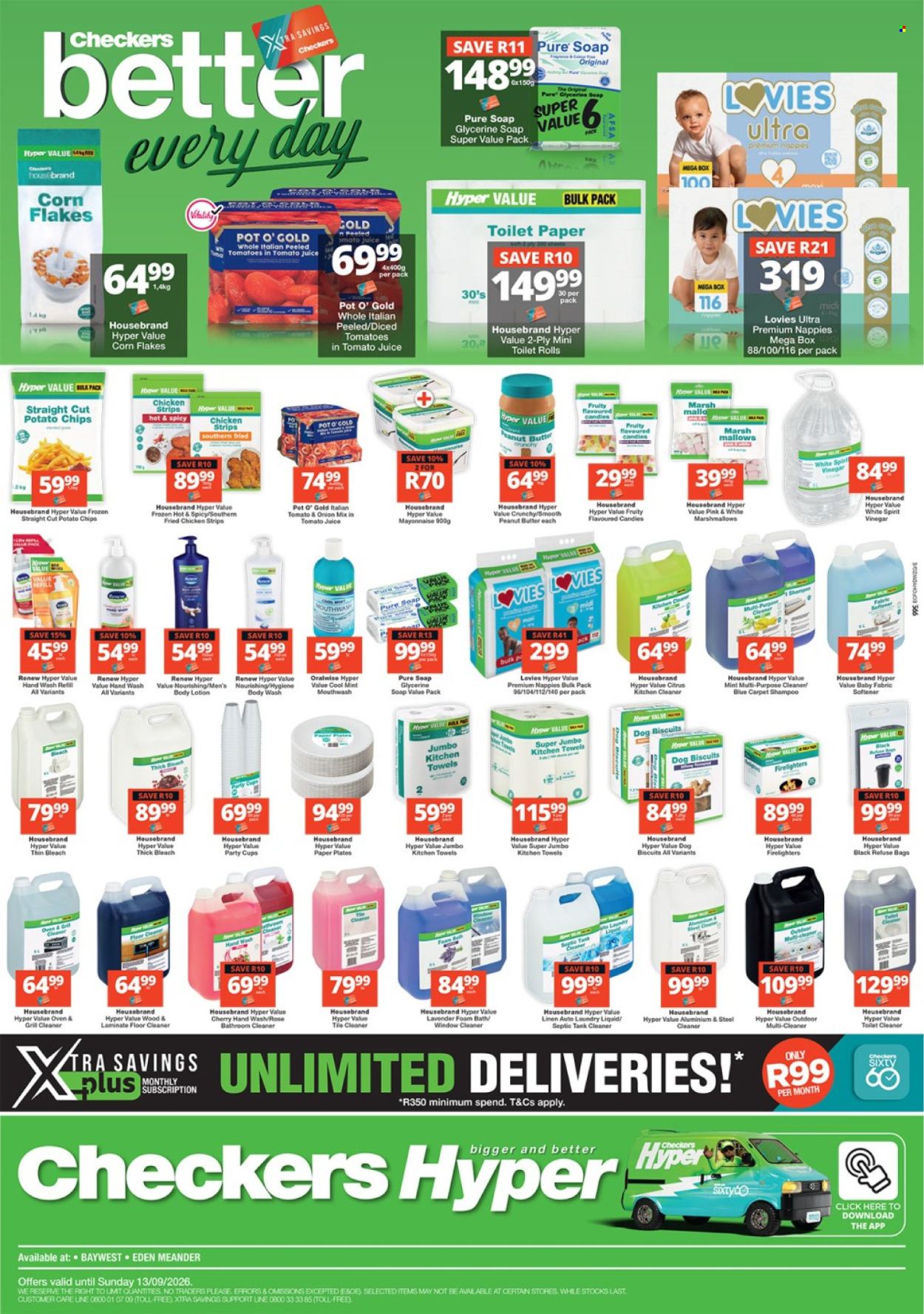 Checkers specials - 06/07/2026 - 13/09/2026. Page 1