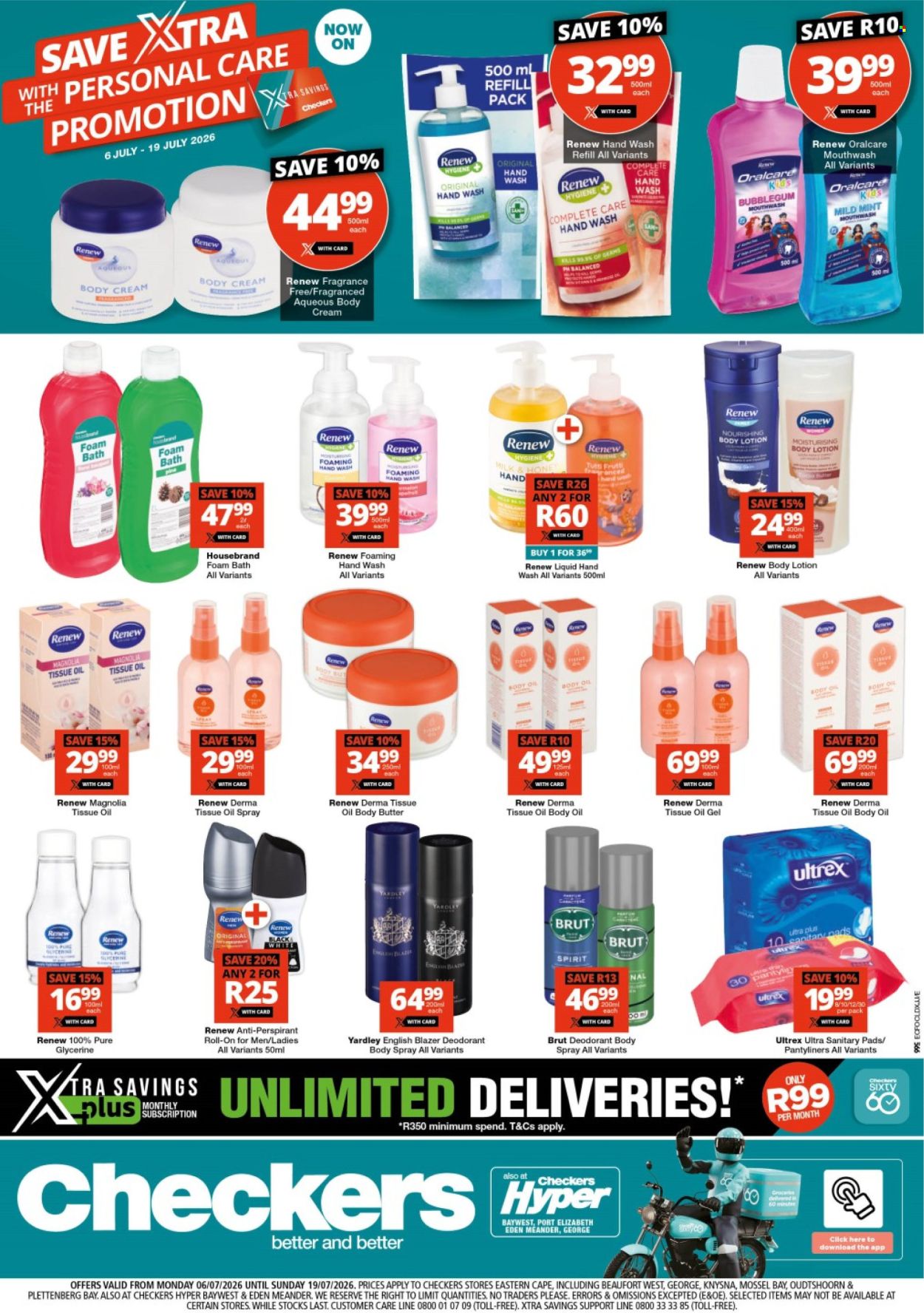 Checkers specials - 06/07/2026 - 19/07/2026. Page 1