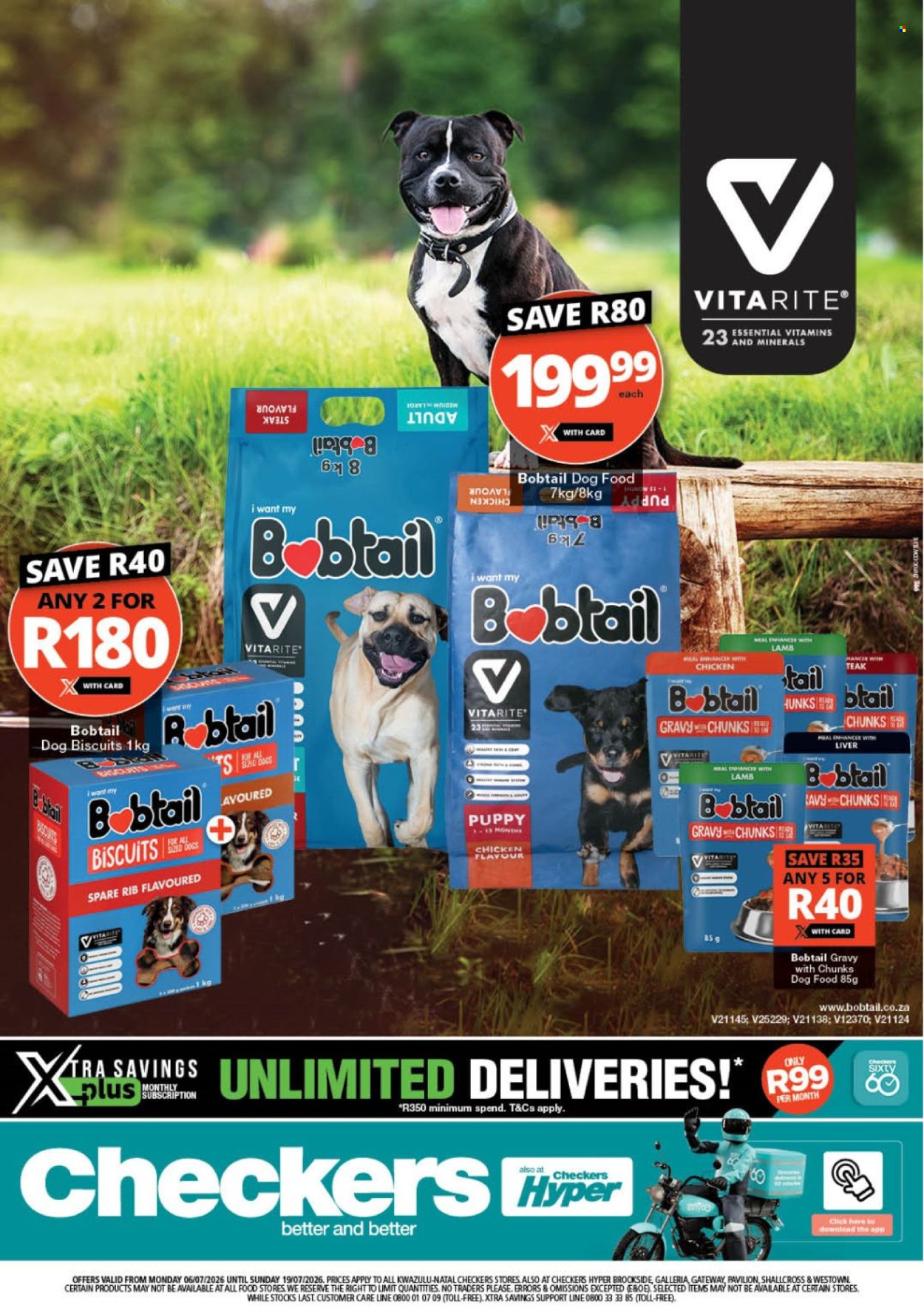 Checkers specials - 06/07/2026 - 19/07/2026. Page 1