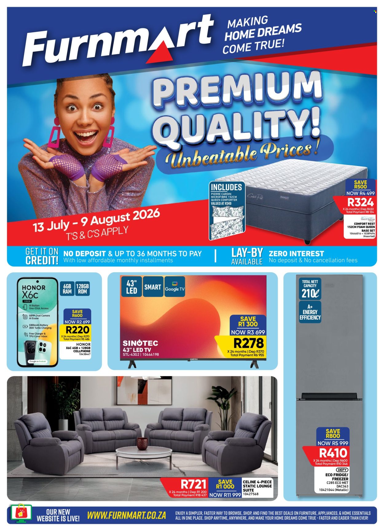 Furnmart specials - 13/07/2026 - 09/08/2026. Page 1