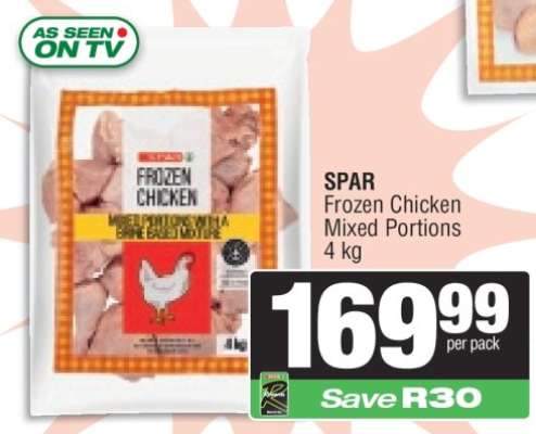 SPAR Frozen Chicken Mixed Portions