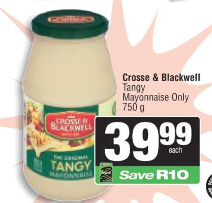 CROSSE & BLACKWELL TANGY MAYONNAISE