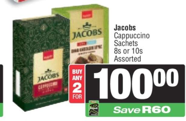 Jacobs Cappuccino Sachets