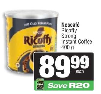 Nescafé Ricoffy Strong Instant Coffee