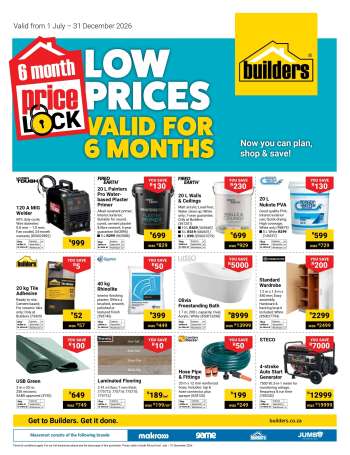 Builders catalogue  - 01/07/2026 - 31/12/2026.