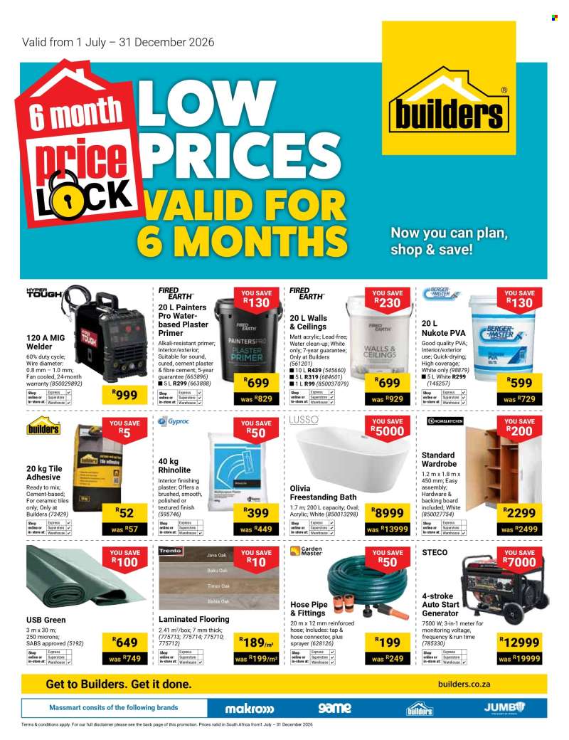 Builders catalogue  - 01/07/2026 - 31/12/2026.