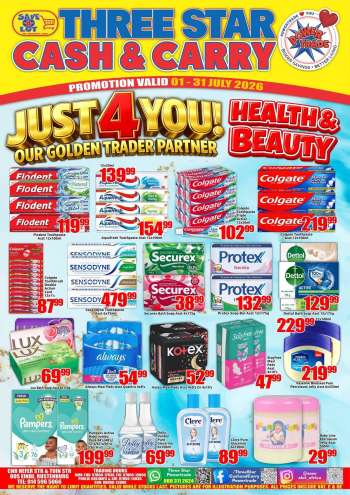 Three Star Cash and Carry catalogue  - 01/07/2026 - 31/07/2026.