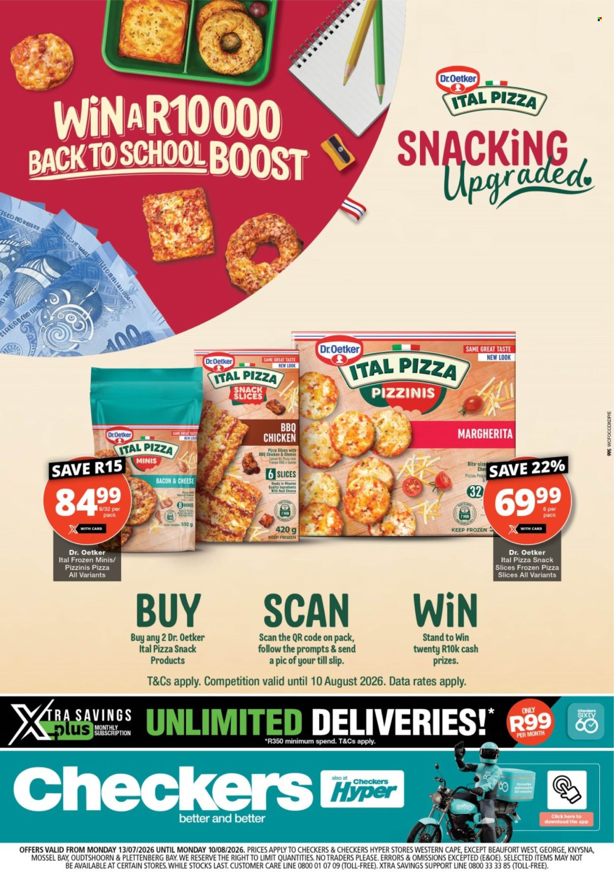 Checkers specials - 13/07/2026 - 10/08/2026. Page 1