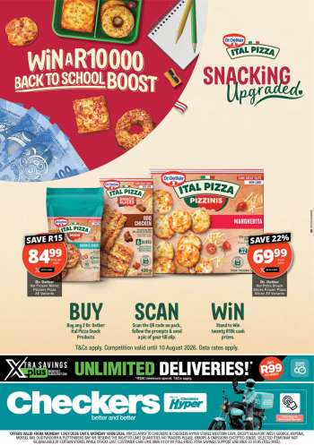 Checkers catalogue  - 13/07/2026 - 10/08/2026.