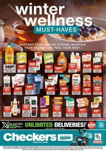 Checkers catalogue  - 13/07/2026 - 30/08/2026.