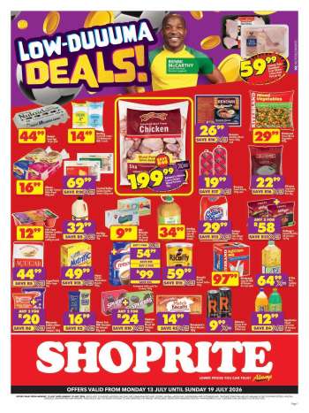 Shoprite catalogue  - 13/07/2026 - 19/07/2026.