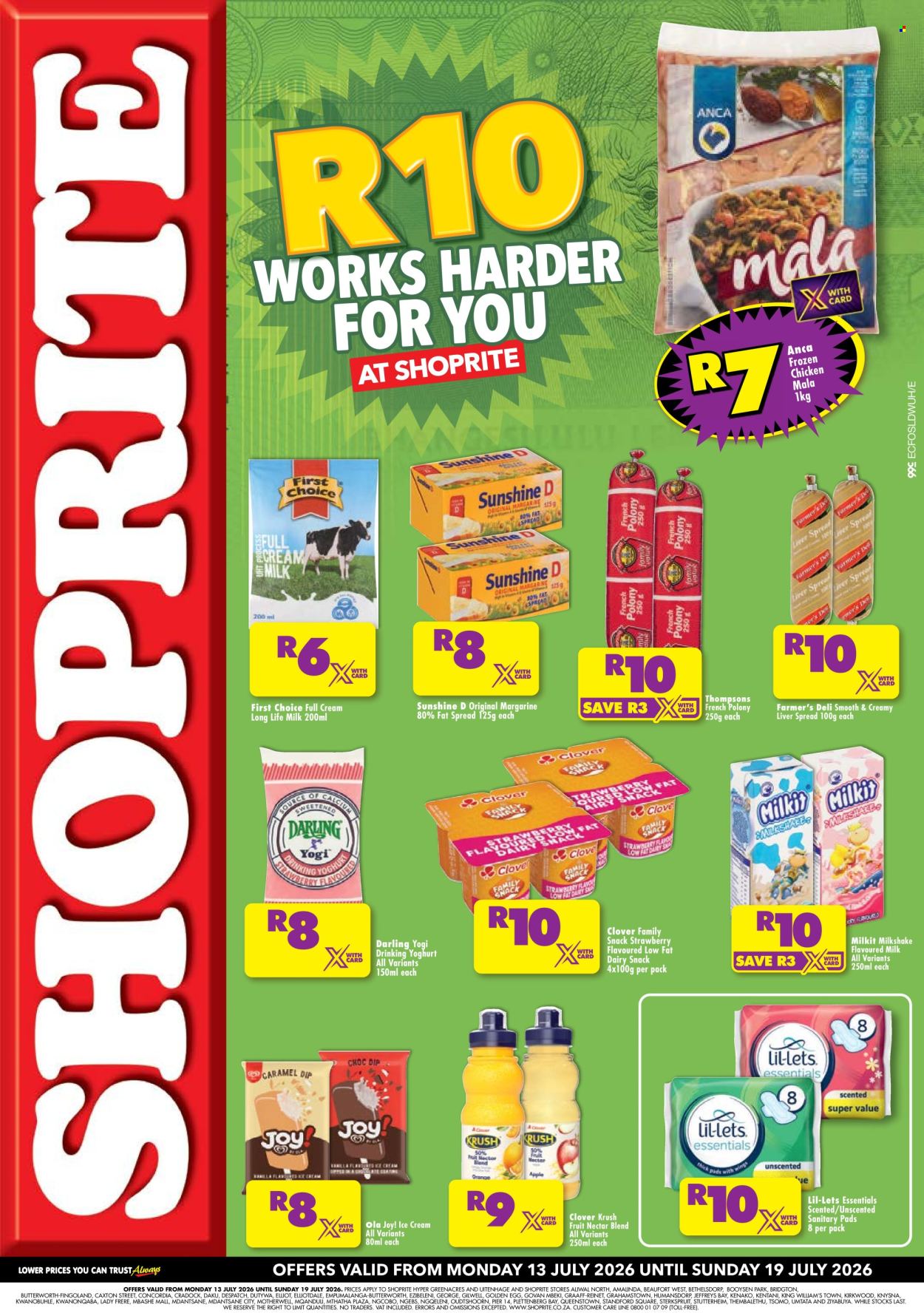 Shoprite specials - 13/07/2026 - 19/07/2026. Page 1