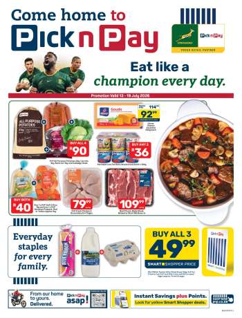 Pick n Pay catalogue  - 13/07/2026 - 19/07/2026.