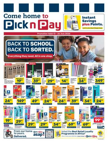 Pick n Pay catalogue  - 13/07/2026 - 26/07/2026.