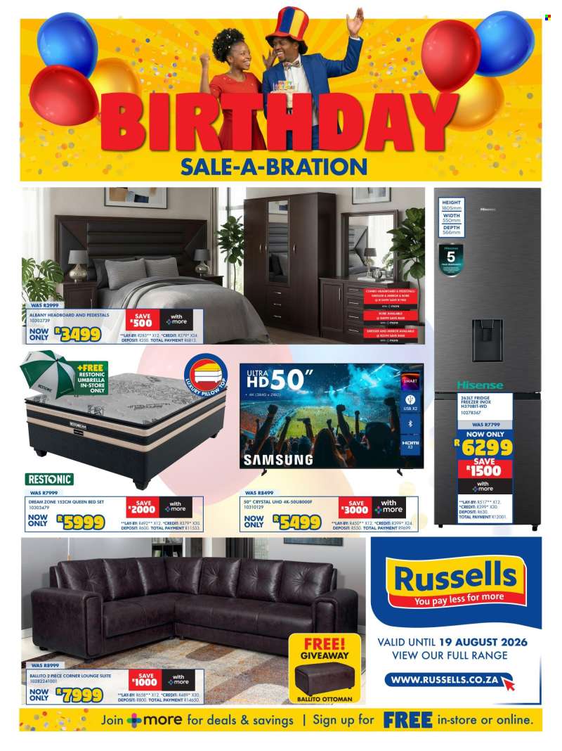 Russells catalogue  - 16/07/2026 - 19/08/2026.