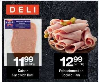Kaiser Sandwich Ham