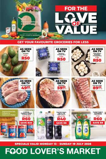 Food Lover's Market catalogue  - 13/07/2026 - 19/07/2026.