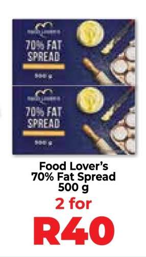 Food Lover’s 70% Fat Spread