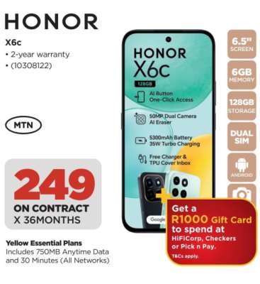 HONOR X6c